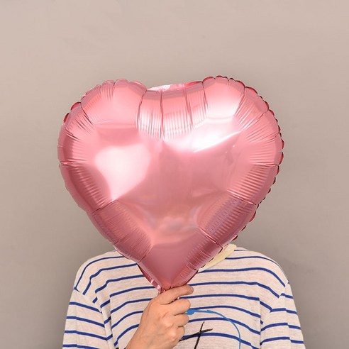 파티복닷컴 모양풍선 10개입, 40.하트 핑크 45.72cm