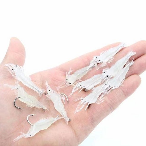 urkoteer루아 시뮬레이션 4cm 야광대 갈고리 바다낚시 민물 가짜 미끼 소프트 미끼, Twelve, B