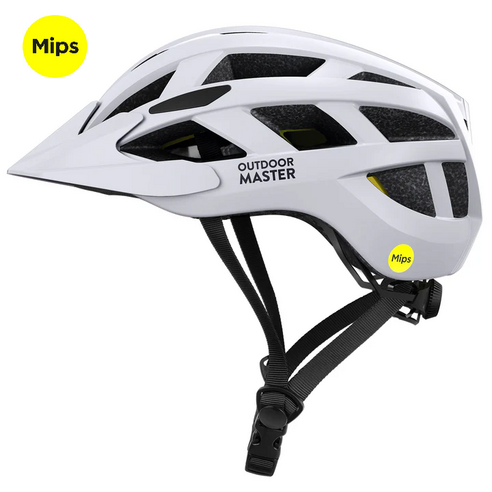 MIPS 밉스 MTB 로드 자전거 고급 헬멧 아웃도어마스터 GEM 전기자전거 킥보드 스쿠터, 클라우드 화이트, 1개