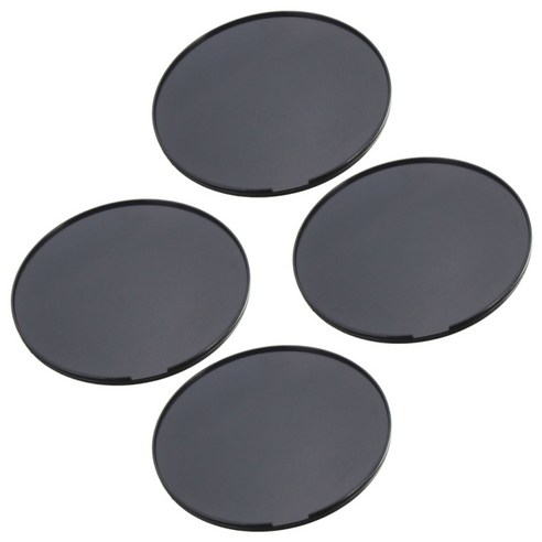 2.83 "강한 접착제 디스크 플레이트 흡입 캡 콘솔 디스크 패드 마운트, 72MM, 블랙, 플라스틱
