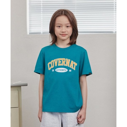 커버낫키즈 추천상품 COVERNAT KIDS 커버낫 키즈 키즈빅아치 반소매 티셔츠(그린)