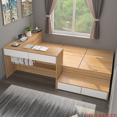 공간 효율 극대화, 원룸을 위한 꿈의 솔루션: 다재다능한 원룸 책상 침대 세트 책상침대세트