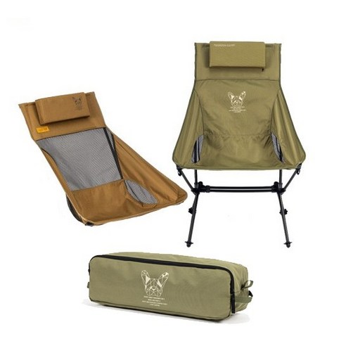 매드독캠프 아론몬스터 릴렉스 캠핑경량체어 스킨2개SET - 최고의 캠핑 의자
