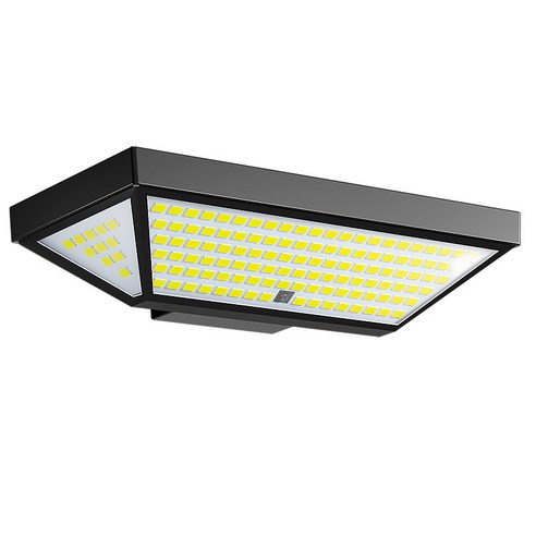 원격조종 3면 발광태양광 정원등 138LED 아웃도어 방수 LED 레이더 감지 실외벽등 동작감지 현관등 야외 조명 태양광 정원등 가정용 차고지 조명 가로등