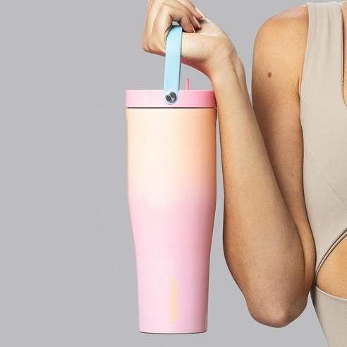 콕시클 대용량 빨대 텀블러 스트로우 보냉 진공 밀폐 go cup 30oz, 1세트, 890ml, lover