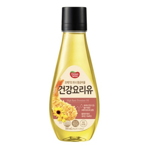 동원 건강한 요리유 900ml, 3개 노브랜드포도씨유2l