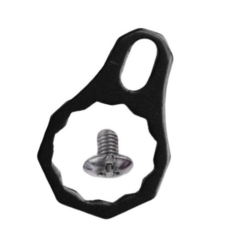 5xAluminum Alloy 방청 낚시 릴 왼쪽 오른쪽 핸들 잠금 플레이트 블랙, 21.5x14.1mm, 알루미늄 합금