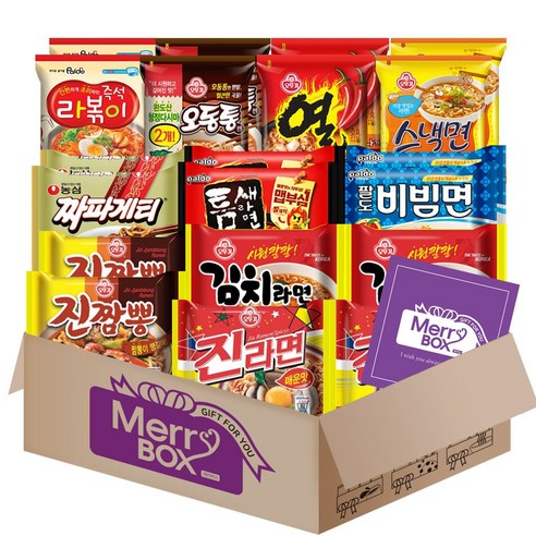 봉지라면세트 10종20개(진라면매운맛2+열라면2+오동통면2+진짬뽕2+스낵2+김치2+비빔면2+틈새2+짜장2+라볶이2), 1세트