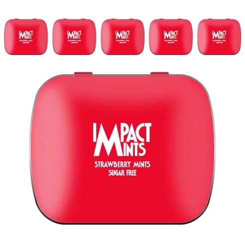 독일 임팩트민트 무설탕 캔디 딸기, 3개, 14g