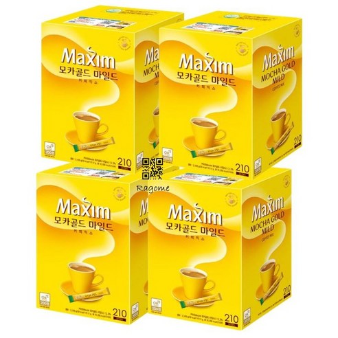 향긋한 추억과 부드러운 위로, 맥심 모카골드 마일드 커피 믹스 맥심모카골드210