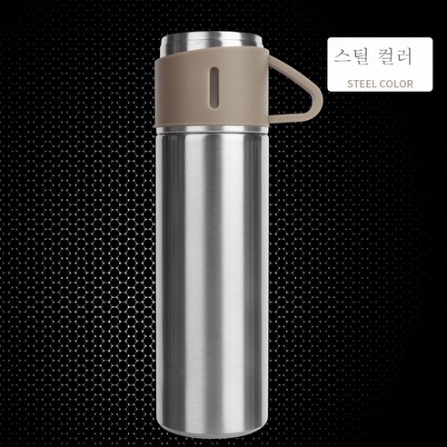 ZZJJC 아이디어 보온병 아이디어 텀블러 아웃도어 보온병, 강본색, 500ml