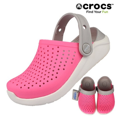 크록스 라이트라이드 네이비/페퍼 204592-4CC 15 크록스 크록스 CROCS 당일발송 라이트라이드 클로그 키즈 205964-6QR