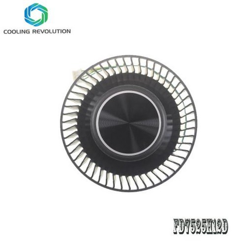 그래픽카드 지포스 컴퓨터 ASUS TURBO RTX 2060 2070 2080 2060S 2070S 2080TI 용 그래픽 카드 팬 FD7525H12D DC12V 1.20AM
