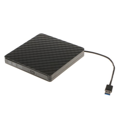 USB3.0 외 부 DVD 버 너 드 라 이 브 DVD ROM CD/VCD/DVD 드 라 이 버 컴 퓨 터 용, 블랙, 14.1x14.1x1.7cm, 다른