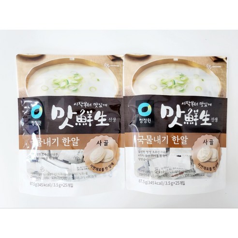 청정원 맛선생 사골 국물내기 한알, 87.5g, 2개