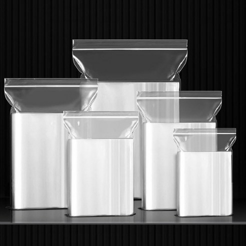 투명 비닐 지퍼백의 다양한 사이즈, 경제적인 가격과 높은 평점