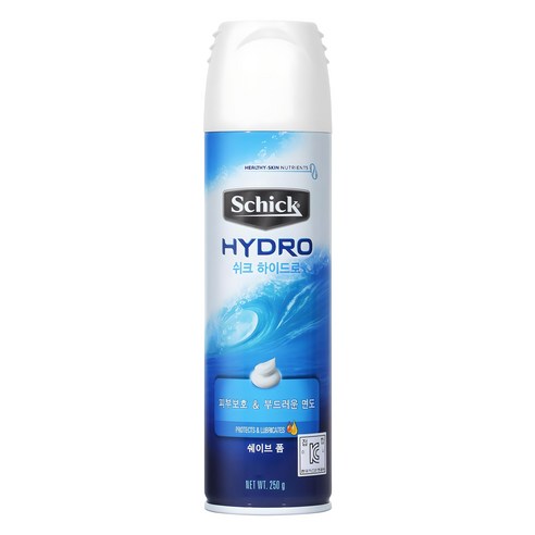 쉬크 하이드로 쉐이브 폼, 250g, 1개