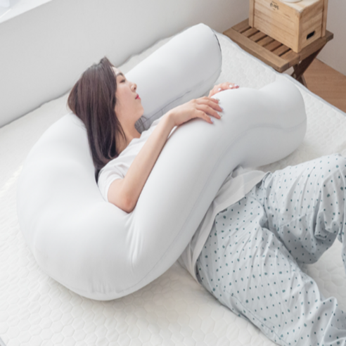 나은상점 푹신 꿀잠 침구 편안한 뚱뚱 바디필로우 U자형 커버, 아이보리 유트러스u자베개 나은상점 푹신 꿀잠 침구 편안한 뚱뚱 바디필로우 U자형 커버, 아이보리 유트러스u자베개