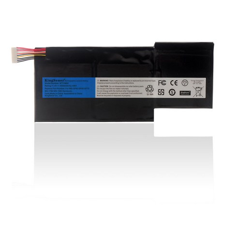 KingSener BTY-M6K Laptop Battery for MSI MS-17B4 MS-16K3 GF63 Thin 8RD 8RC GF75 Thin 3RD 8RC 9SC, 4600mAh