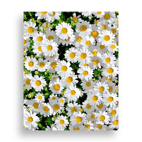 힐링이 필요할 땐 위메이크 페인팅 DIY 명화그리기 데이지