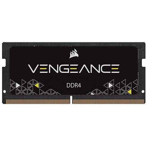 Corsair Vengeance SODIMM 16GB(1x16GB) DDR4 3200MHz CL22 메모리 노트북/노트북용 (인텔 11세대 코어 프로세서 지원) 블랙 CMSX16G