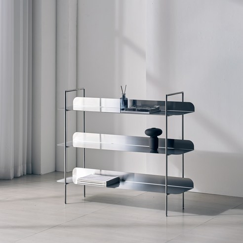 주방에 광채를 더하는 글램 스테인리스 3단 선반: 실용성과 아름다움을 한 번에!