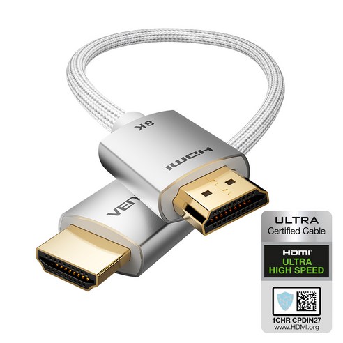 벤션 울트라 하이스피드 8K HDMI 2.1 인증 케이블, 1개, 1.5m