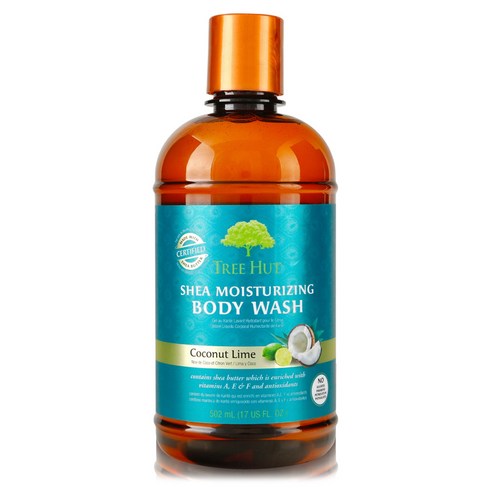 Tree Hut 시어 모이스처라이징 바디 워시, 502ml, Coconut Lime