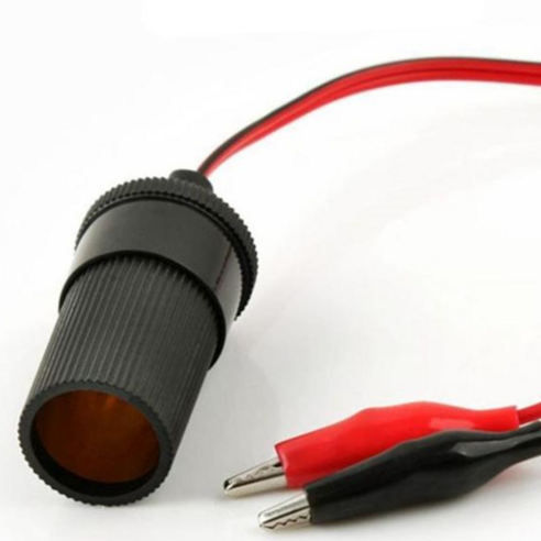 시거잭 악어 DC 시가잭 전원설치 클립 케이블