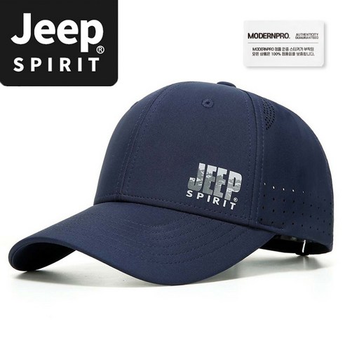 JEEP SPIRIT 스포츠 캐주얼 야구모자 CA0615 + 전용 포장, 네이비  Best 5