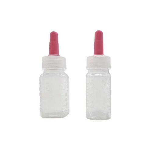 남양플라스틱 PE재질 불투명 말랑이 긴마개 투약병, 12cc 100개+20cc 100개