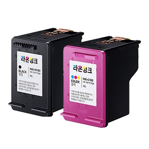 삼성 INK-M180 INK-C180 세트 라온잉크 3배용량 SL-J1660 SL-J1663 SL-J1660 SL-J1665 SL-J1770FW, 03. 3배출력 재생잉크세트 [검정+컬러]