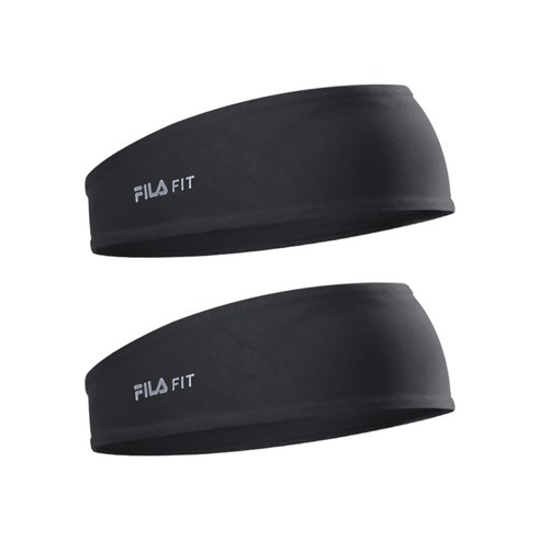 땀 때문에 앞머리 떡지는 고민, 휠라 핏 스포츠 헤어밴드로 깔끔하게 해결! 테니스헤어밴드