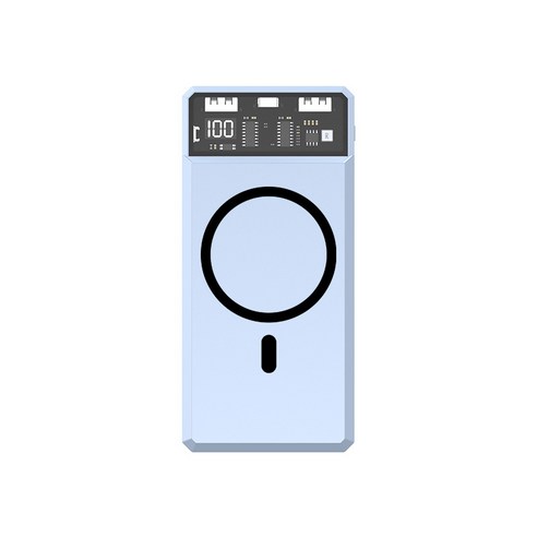 PYHO 보조배터리 20000mAh 급속충전 슬림 휴대용 무선보조배터리 20000mAh, 푸른 색