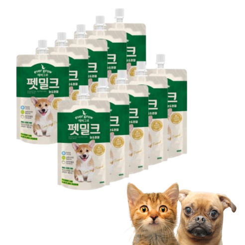 강아지락토프리 우유 에버그로 펫밀크 눈&관절 150ml, 1개