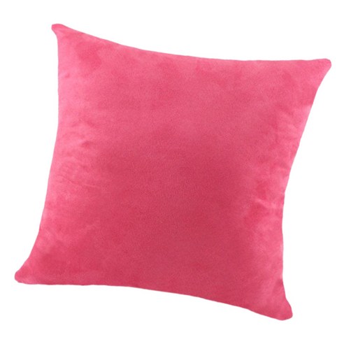 솔리드 컬러 스웨이드 벨벳 베개 커버 던져 베개 케이스, 로즈 Red-60x60cm, 다른