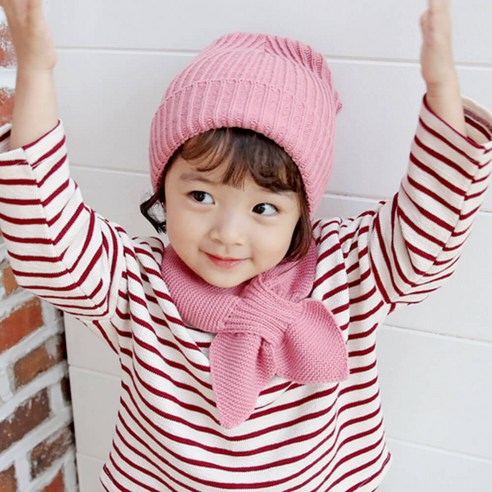 크로스목도리 유아동용 따뜻 간편 목도리 국내제작