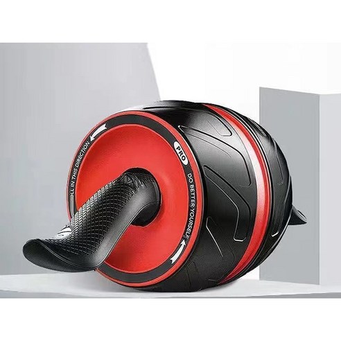 소음 없음 복부 근육 트레이너 Ab 롤러 복부 휠 체육관 훈련 홈 피트니스 장비 롤러 자동으로 리바운드, 하얀색