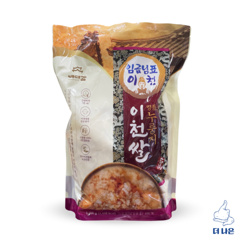 임금님표 이천쌀로 만든 누룽지 1.2kg, 4개