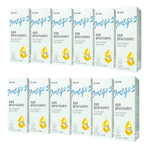 [OKㅣ강추] 닥터린 초임계 알티지 오메가3 30캡슐x12박스 – 완벽한 건강관리를 위한 필수품 [OKNOWㅣ추천상품]