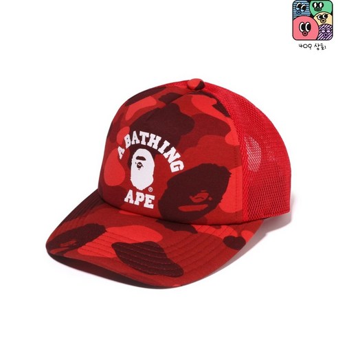 베이프 매쉬 카모 캡 메쉬 COLOR CAMO COLLEGE MESH CAP M