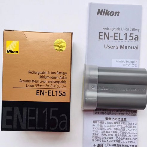 니콘 EN-EL15a: D7500, D7200, D7000, D610, D810, D850, D750, D500용 향상된 배터리