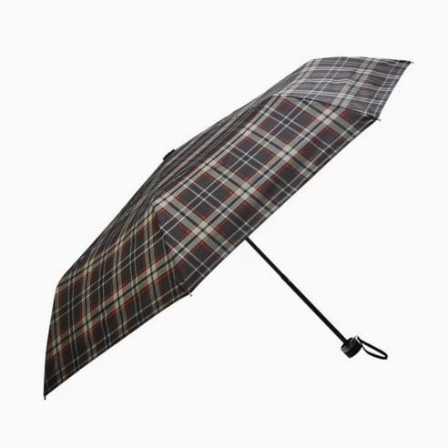 닥스 경량 세피아 체크패턴 3단 UV차단 양산으로 여름을 보다 쾌적하게