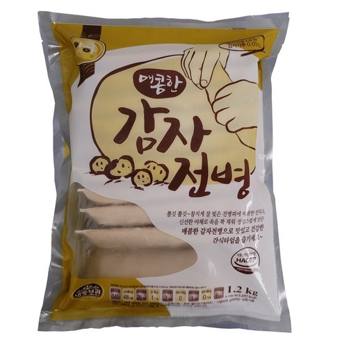 [퀴클리몰] 아하 매콤한 감자 전병 1.2kg, 1개