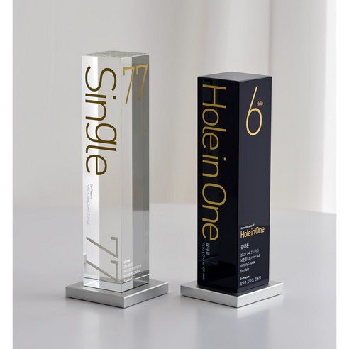 잊지 못할 순간을 영원히! 홀인원, 이글 기념패 선택 가이드 홀인원패