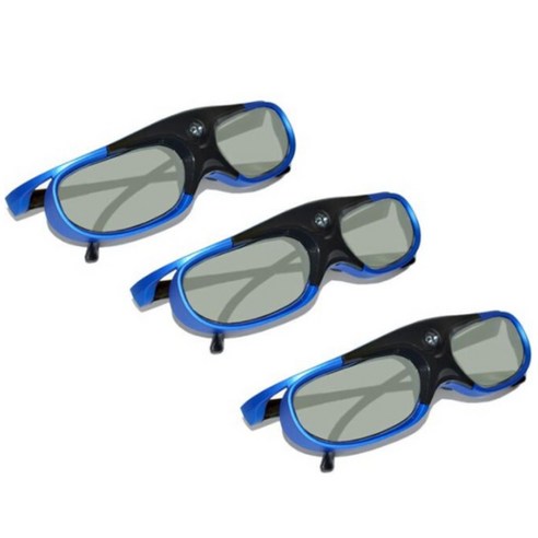 벤큐 에이서 X118H P1502 H6517ABD 옵토마 JmGo V8 XGIMI 프로젝터를위한 액티브 셔터 96-144HZ 충전식 3D 안경, 하나, 보여진 바와 같이