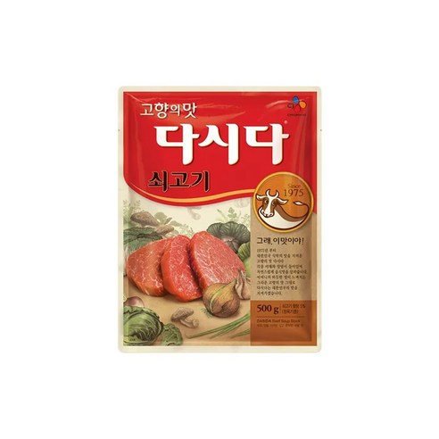 다시다 쇠고기, 500g, 6개