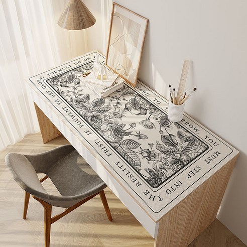 책상 매트 사무실 실리콘 드레싱 테이블 드레싱 테이블 천 테이블 매트, 40*120cm, 칭시