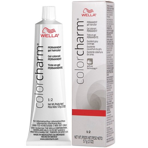 Wella 컬러 참 퍼머넌트 헤어 젤 헤어컬러 57g, 8RG 729 Titian Red Blonde, 1개