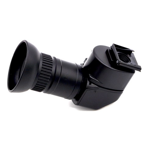 AFBEST 캐논/니콘/펜탁스 카메라용 새로운 1.25x-2.5X 기계 직각 파인더 뷰파인더, 검정